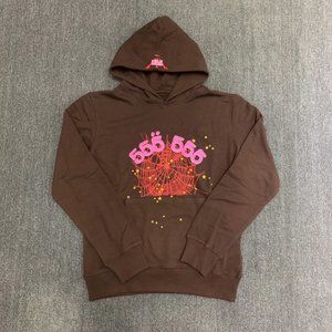Spider Worldwide hoodie Sp5der Pullover Young Thug Pink 555 angel number 555 "M"